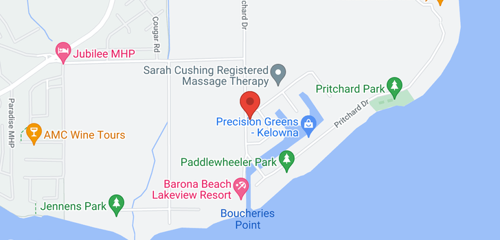 map of 3945 Pritchard Drive